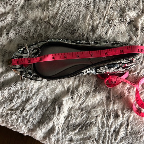 Coach silver sequin ballet flats size 7b - Picture 7 of 9